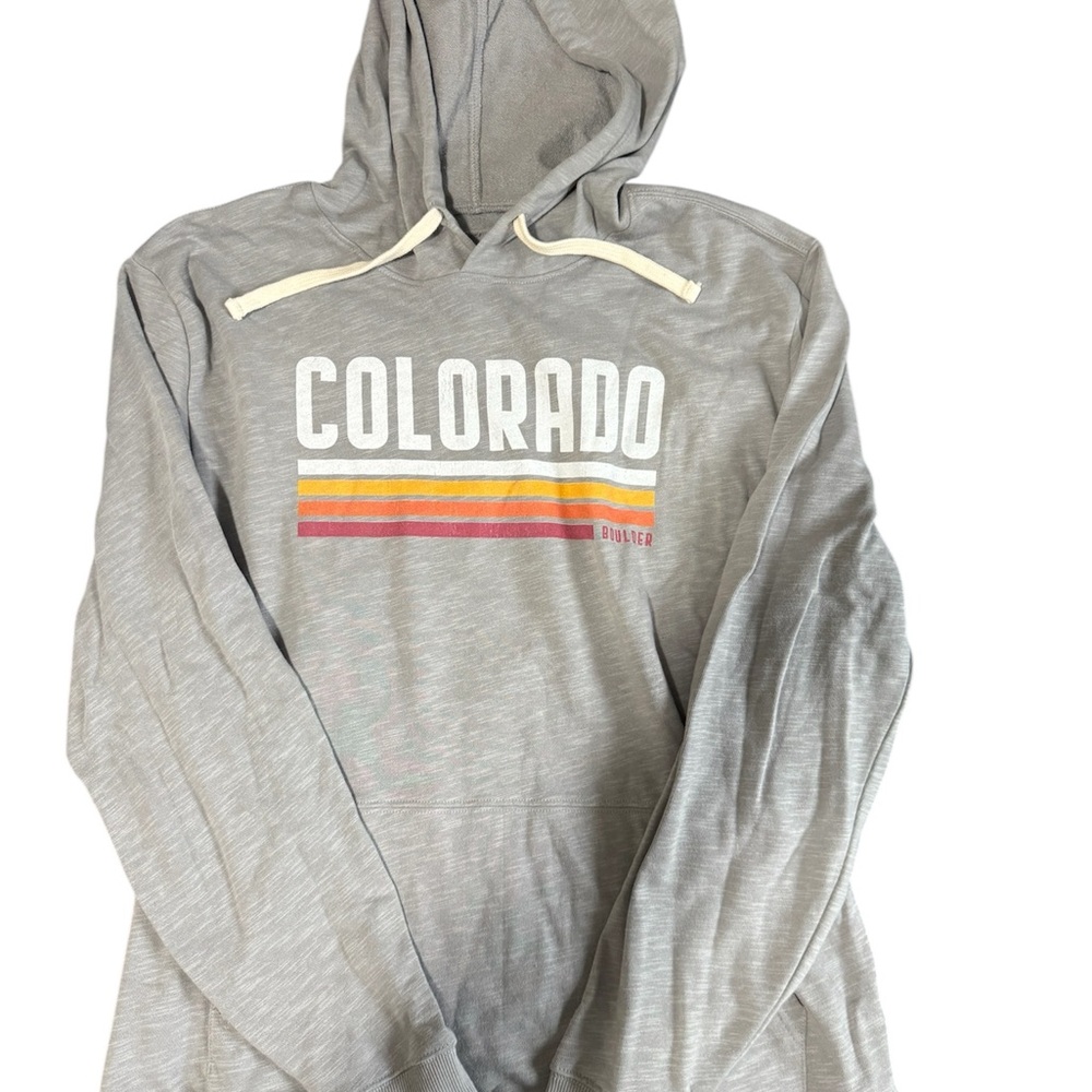 League Gray Colorado Hoodie Sweater